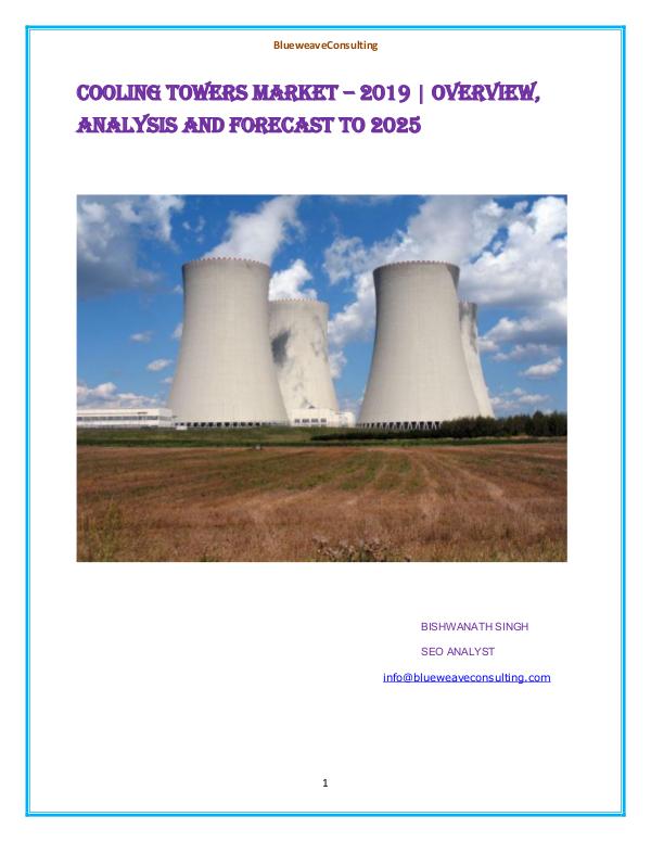 Global Cooling Towers Market: A Global Outlook with CAGR Projections Cooling Towers Market