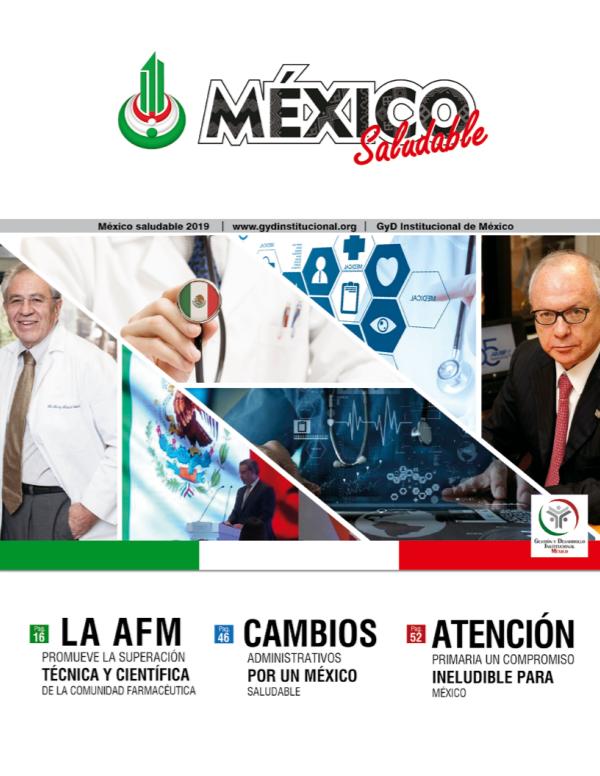 REVISTA MÉXICO SALUDABLE 2019 REVISTA MÉXICO SALUDABLE