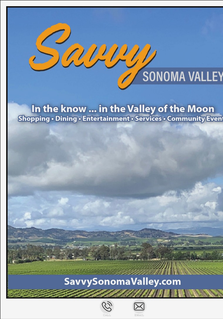 Savvy Sonoma Valley Sample Issue Sample Issue