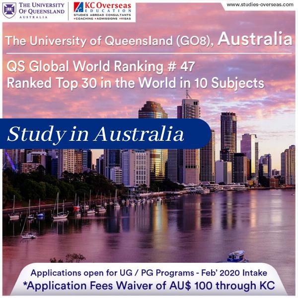 Study at The University of Queensland, Australia University of Queensland Australia