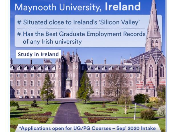 Study at Maynooth university Ireland Maynooth university Ireland
