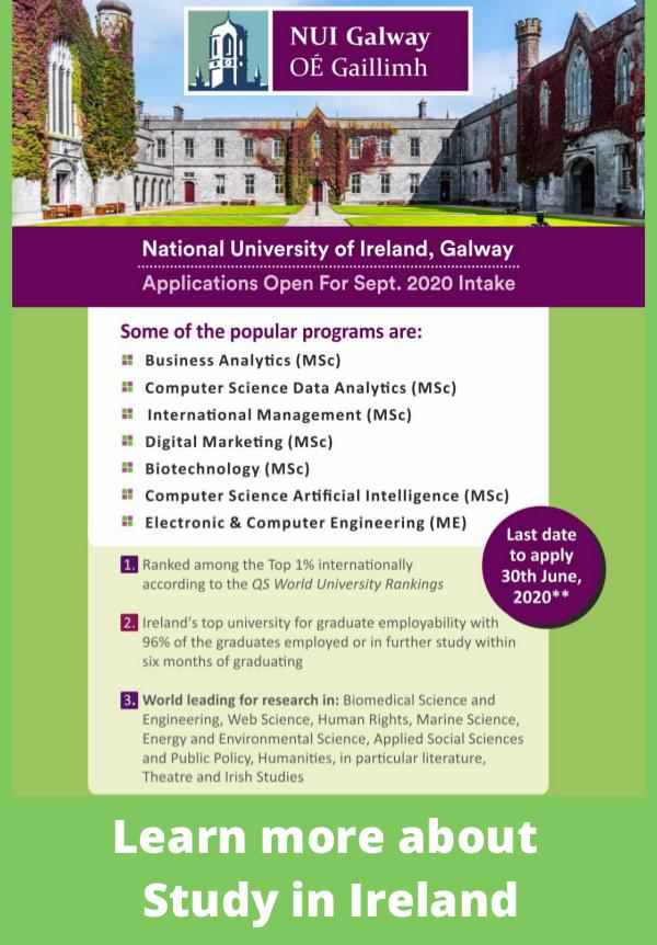 Study at National University of Ireland, Galway National University of Ireland, Galway