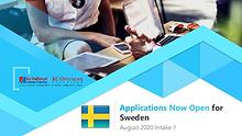Study in Sweden - Applications are now open