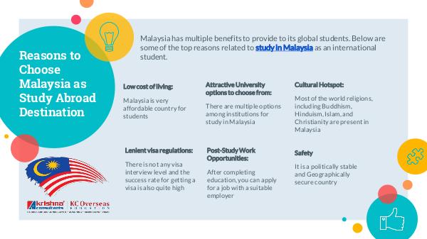 Opt Malaysia as an International Study Destination Reasons to Choose Malaysia as Study Abroad Destina