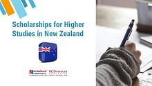 Scholarships for Higher Studies in New Zealand