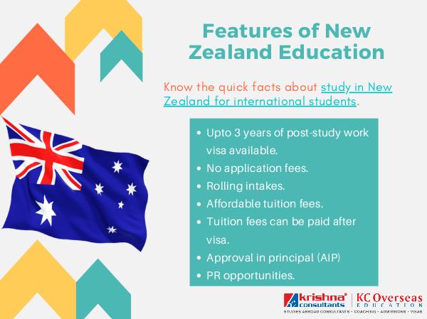 Key facts Related to Higher Education in New Zealand Features of New Zealand Education