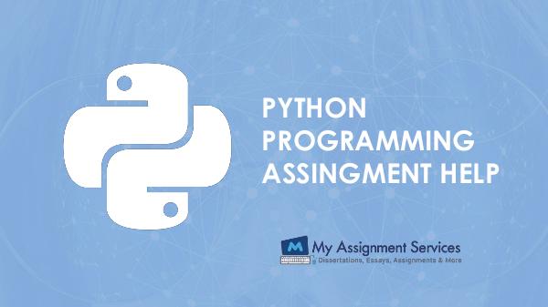 My Assignment Services Python Assignment help