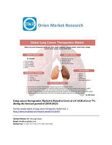 Lung cancer therapeutics, Forecast, Market Analysis, Global Industry
