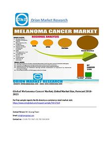 Global Melanoma Cancer Market, Global Market Size, Forecast 2018-2023