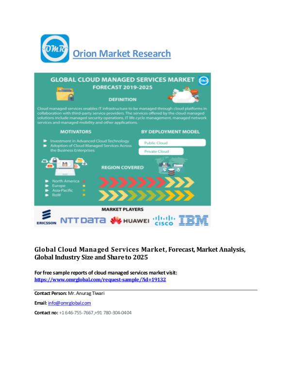 Global Cloud Encryption Technology Market, Forecast-2025 Cloud managed services Mkt