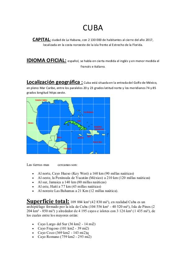 Todo lo que tenes que saber de Cuba trabajo de cuba PDF