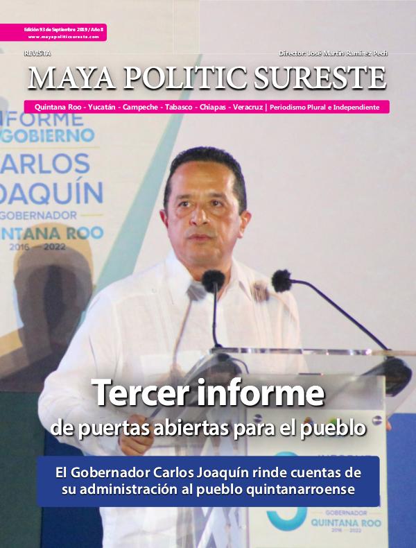 Maya Politic Sureste #93 Septiembre 2019 Maya Politic Sureste #93 Septiembre 2019 - Web