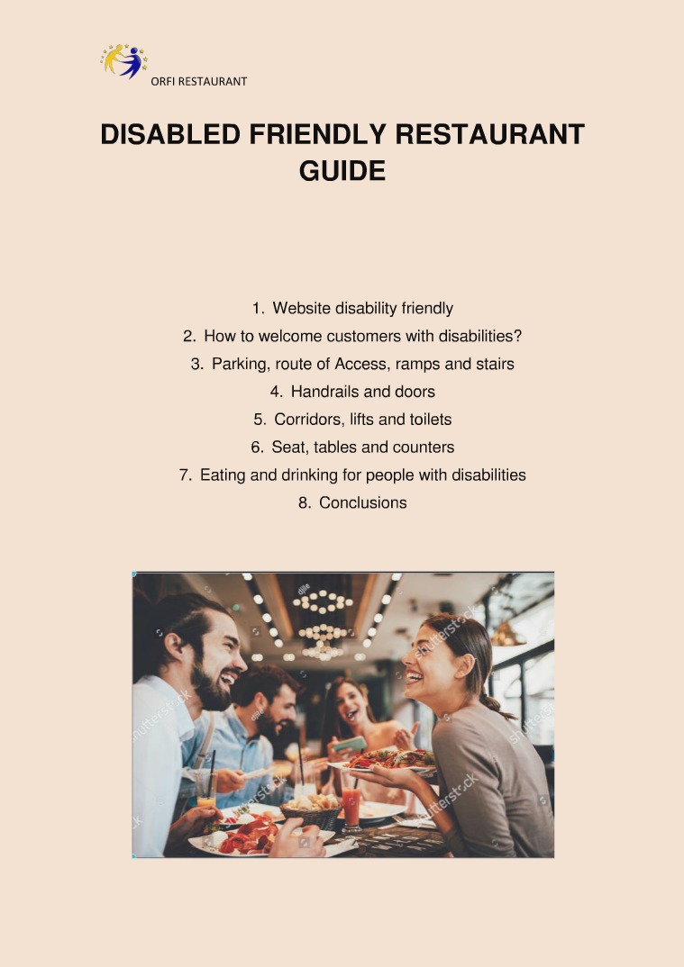 Disabled friendly restaurant guide DISABLED FRIENDLY RESTAURANT GUIDE23
