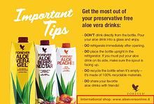 Tips for Aloe Vera drinkers!