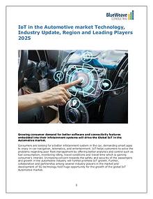IoT in the Automotive market Technology, Industry Update 2025