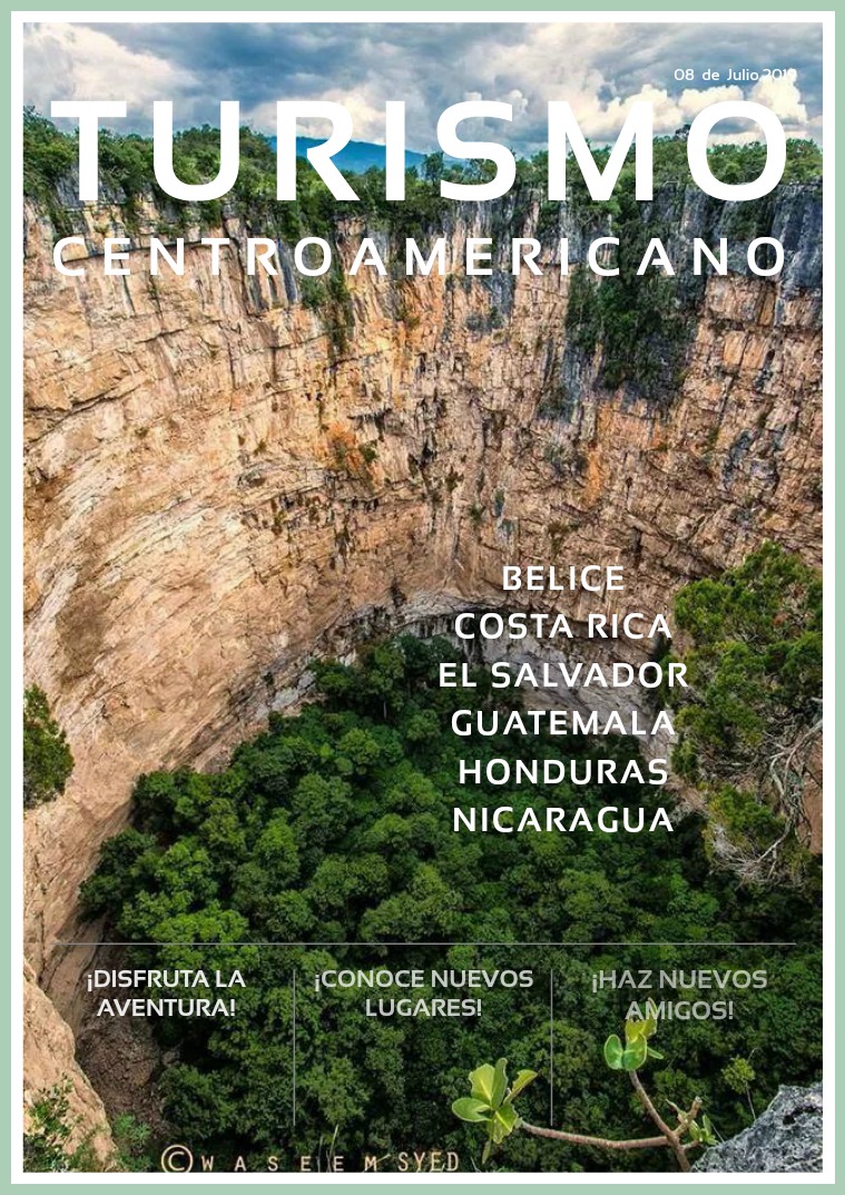 Mi primera publicacion Turismo centroamericano