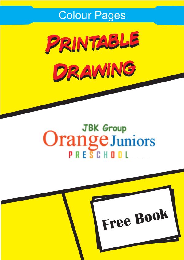 Cartoon Printable Color Pages for Children, Preschoolers and Kids Volume 1