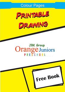 Cartoon Printable Color Pages for Children, Preschoolers and Kids