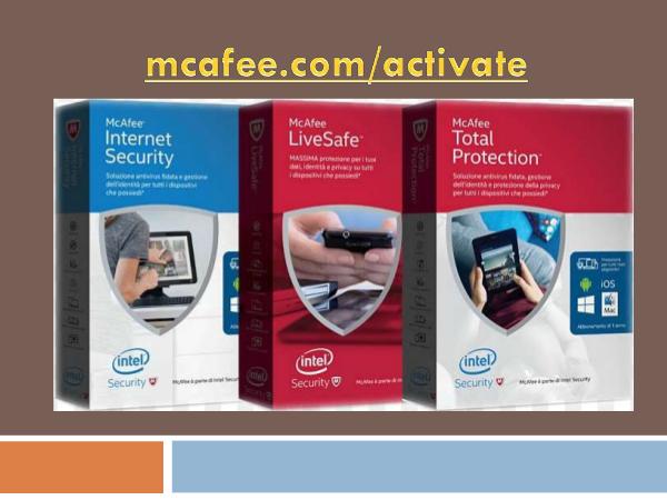 Enter your code - Activate McAfee Product