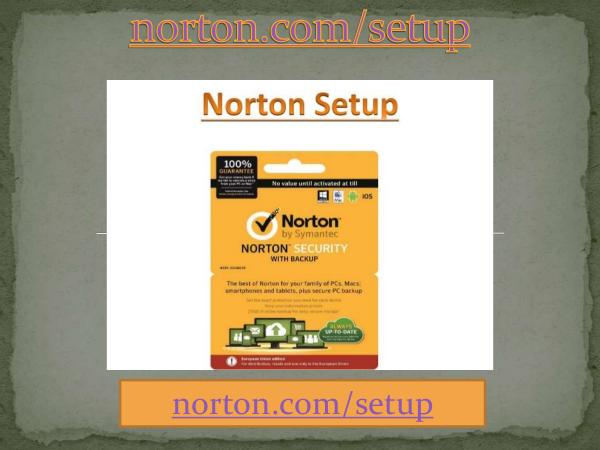 Download, Install, And Activate Norton Setup