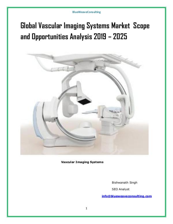 Global Vascular Imaging Systems Market 2019 Vascular Imaging Systems Market