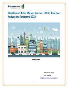 Global Smart Cities Market Analyzed by Business Growth 2019