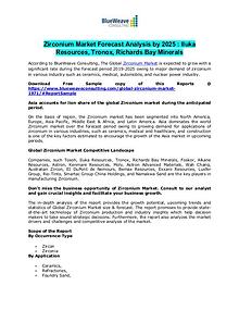 Zirconium Market Forecast Analysis by 2025