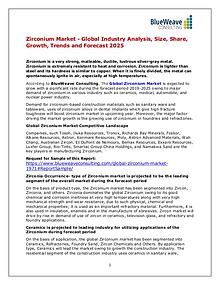 Zirconium Market - Global Industry Analysis, Size, Share &Trends 2025