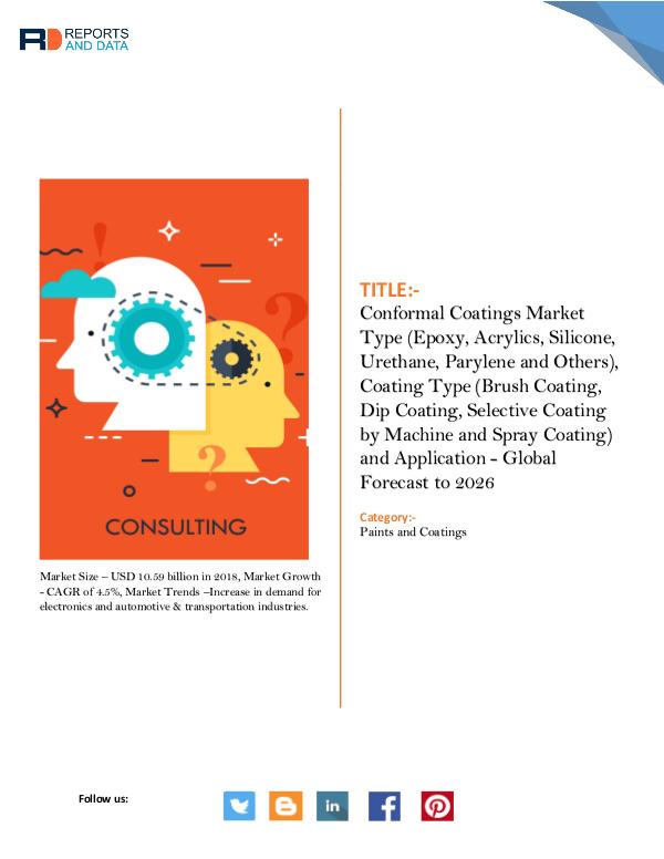 Materials and Chemicals Conformal Coatings Market Trends 2019 by Reports a