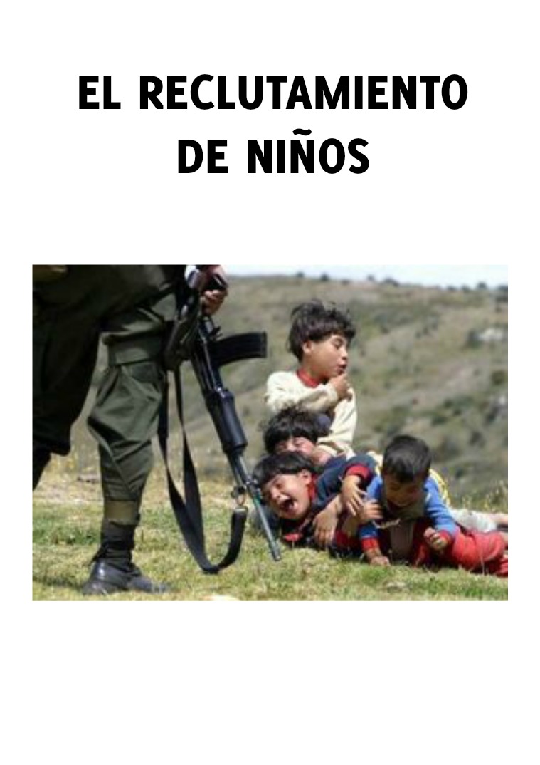Reclutamiento de niños Colombia
