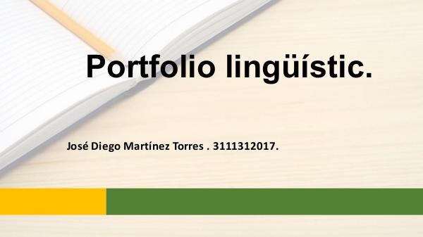 Portfolio lingüístic Presentation