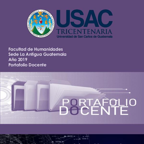 Portafolio Docente Humanidades USAC 2019-2020 Portafolio Docente