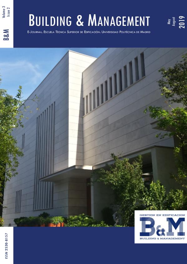 B&M_3_2_2019 ISSN-2530-8157 Building & Management Volumen 3 Issue 2