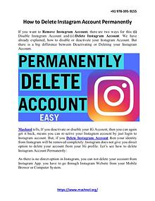 How To Remove Mobile Number From Instagram Account