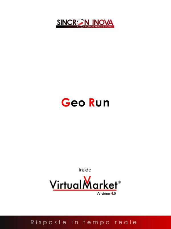 Brochure Geo Run GeoRUN2019