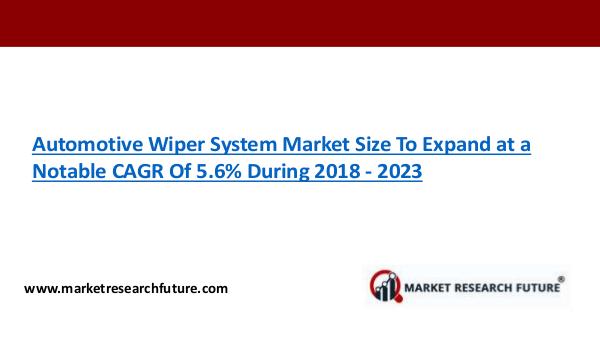 Automotive Wiper System Market Automotive Wiper System Market
