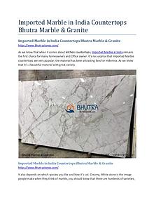 Imported Marble in India Countertops Bhutra Marble & Granite