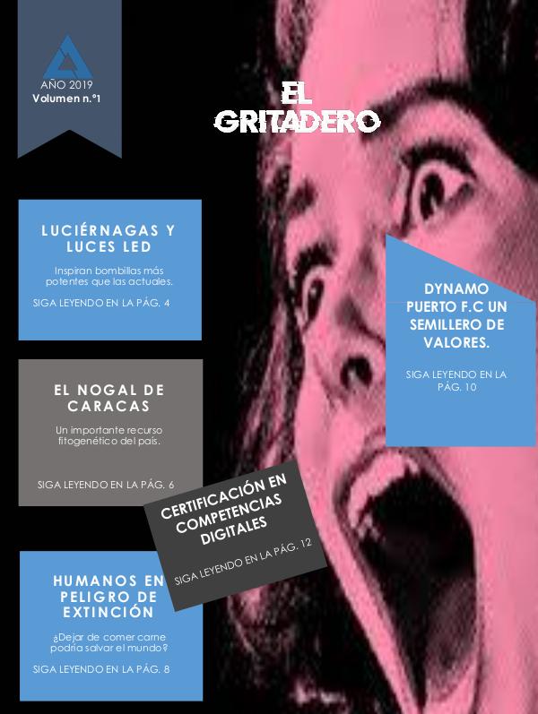 El Gritadero. VOL. 1 (Agosto 2019) El Gritadero VOL. 1 Agosto 2019