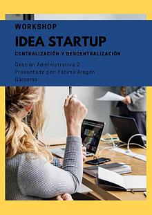 Workshop y startup