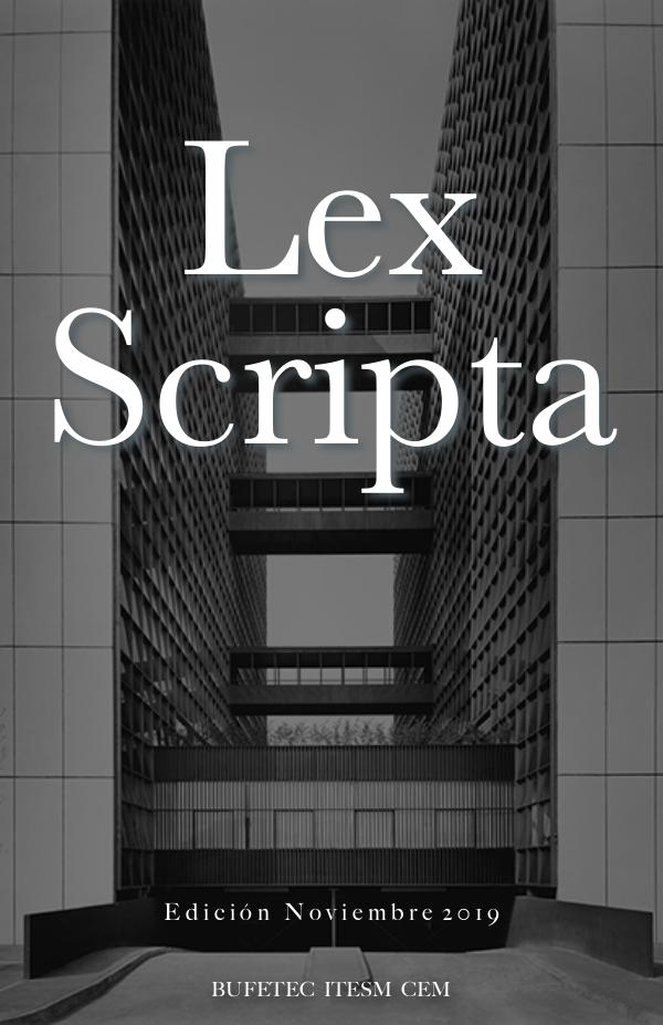 Lex Scripta Noviembre 2019