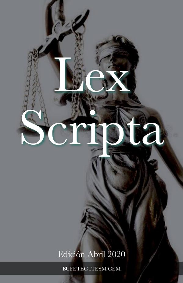Lex Scripta Abril 2020
