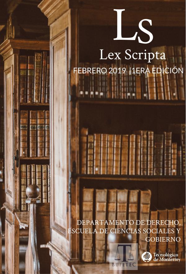 Lex Scripta Febrero 2019
