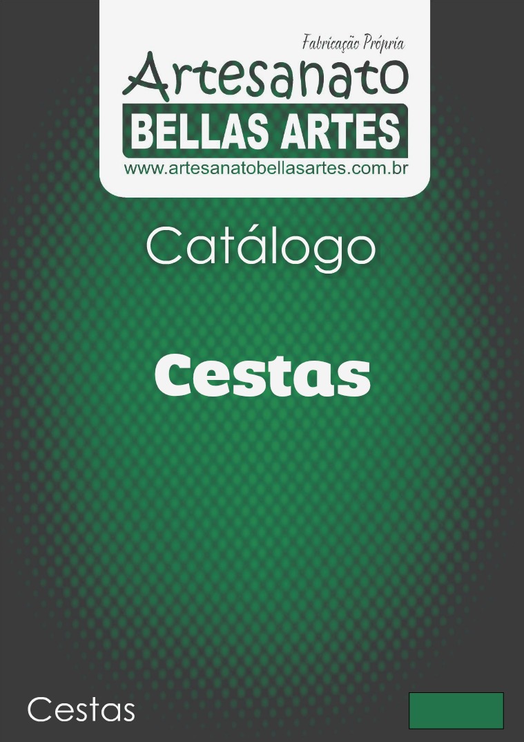 Catálogo de Cestas de Bambú e Vime - Artesanato Bellas Artes