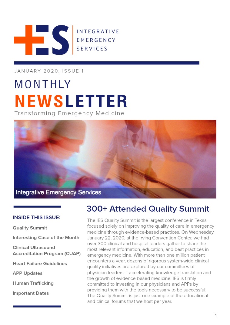 IES News Inside the Issue IES NEWSLETTER