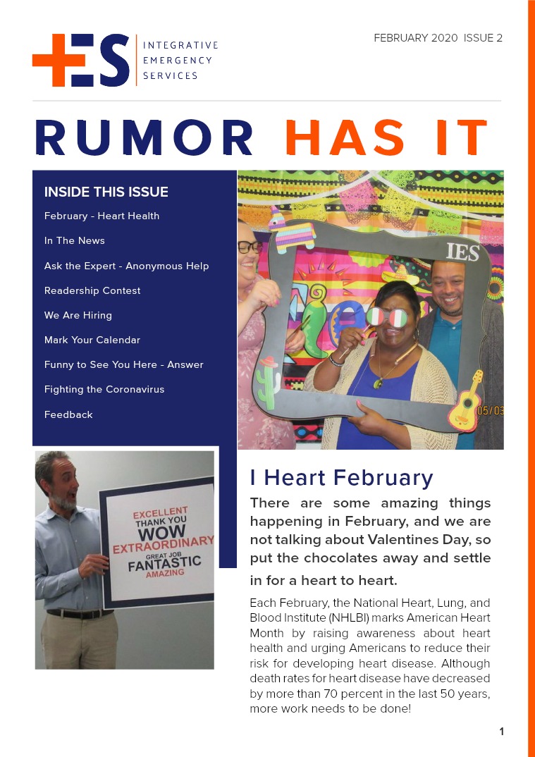 Corporate  Newsletter - Rumor Has It Issue 2