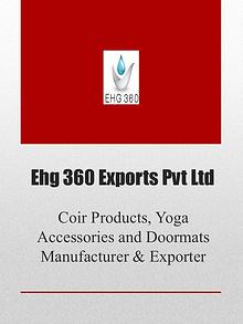 Coir Products, Yoga Accessories and Doormats Manufacturer & Exporter
