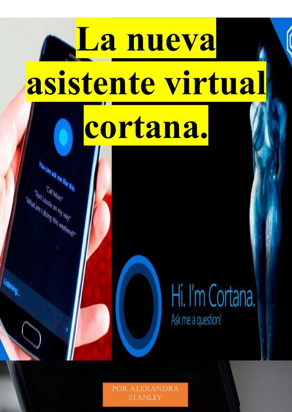 Asistente virtual CORTANA New word. Al stanley