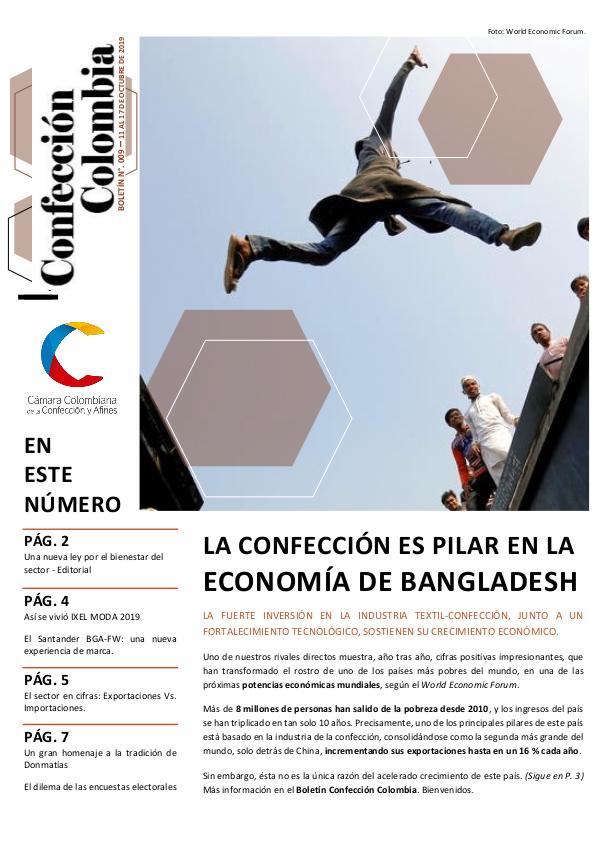 Boletín Confección Colombia - 009 - 17 de octubre de 2019