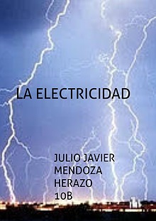 LA ELECTRICIDAD