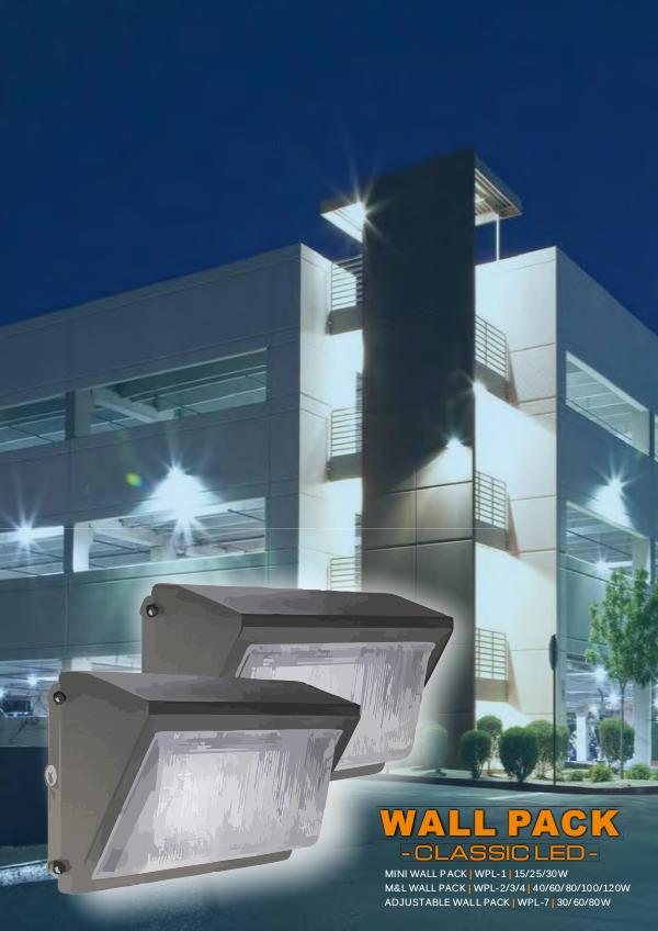 WISTA LIGHTING CATALOG - HIGH END LED INDOOR AND OUTDOOR AREA LIGHTS High quality cost-effective LED wall pack series
